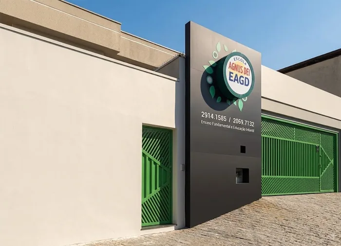 Área de convivência da Escola Agnus Dei